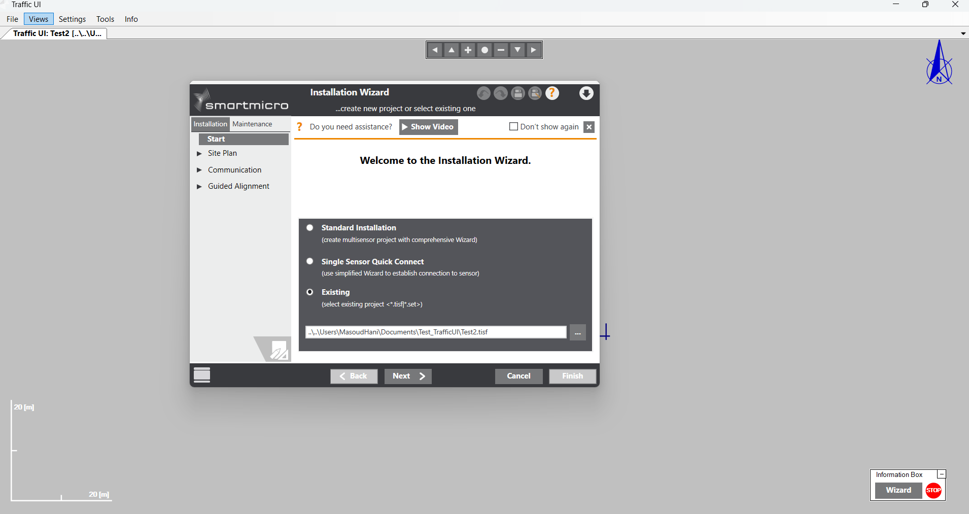 Hardware traffic ui software image one