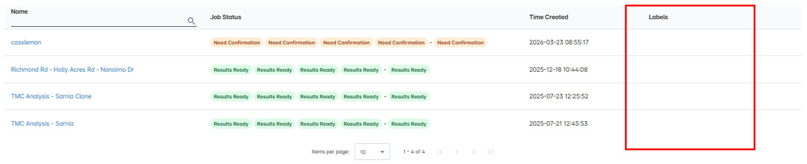 Inode flow account and module settings labels image 7