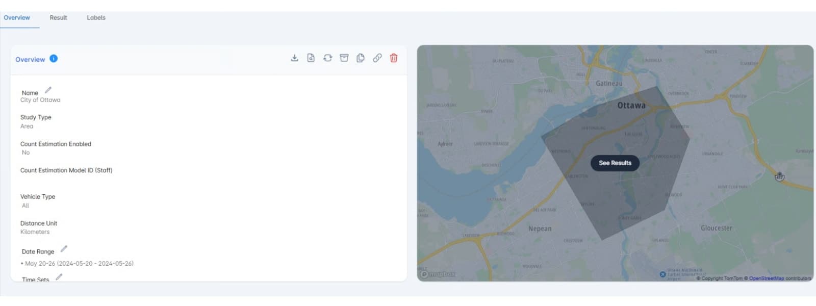 Traffic stats review your results area image 1