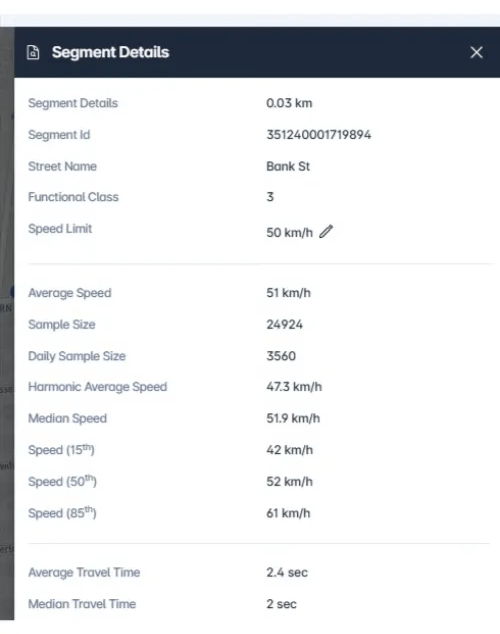 Traffic stats review your results area image 19
