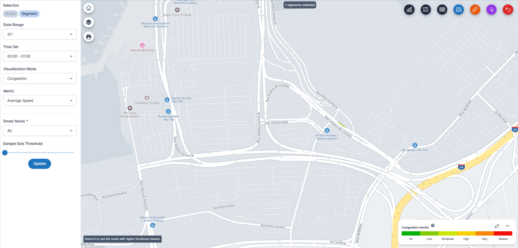Traffic stats review your results route image 18